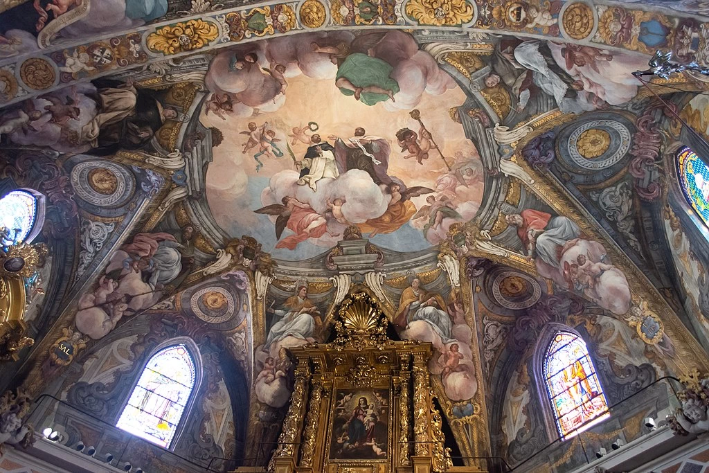 Affreschi nella chiesa di San Nicola e San Pietro martiri, Valencia - dettaglio 5